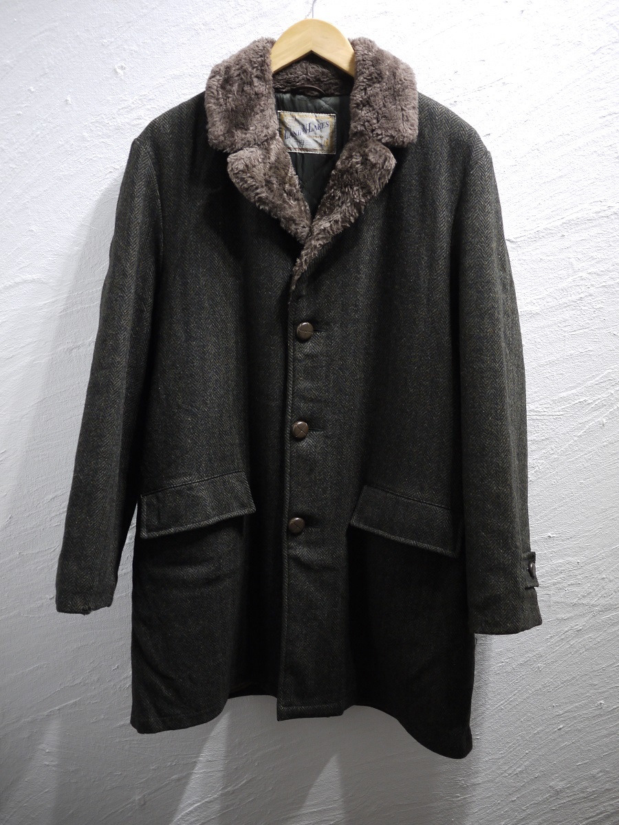 60s LAND-N-LAKES ヘリンボーン ギャングコート ヴィンテージ Gang coat 4945_画像1