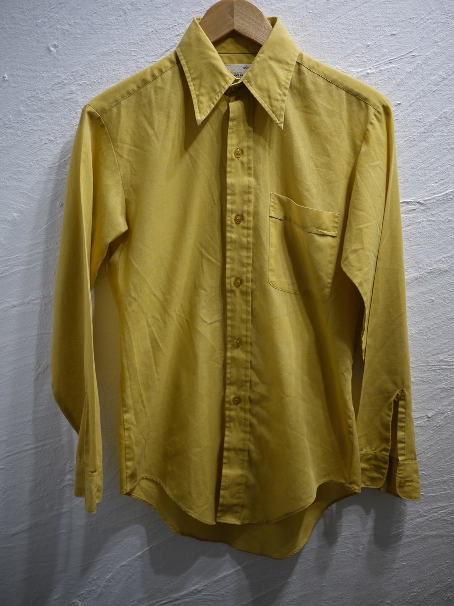 全品送料0円 ヴィンテージ ボタンシャツ polyester cotton shirt 5351