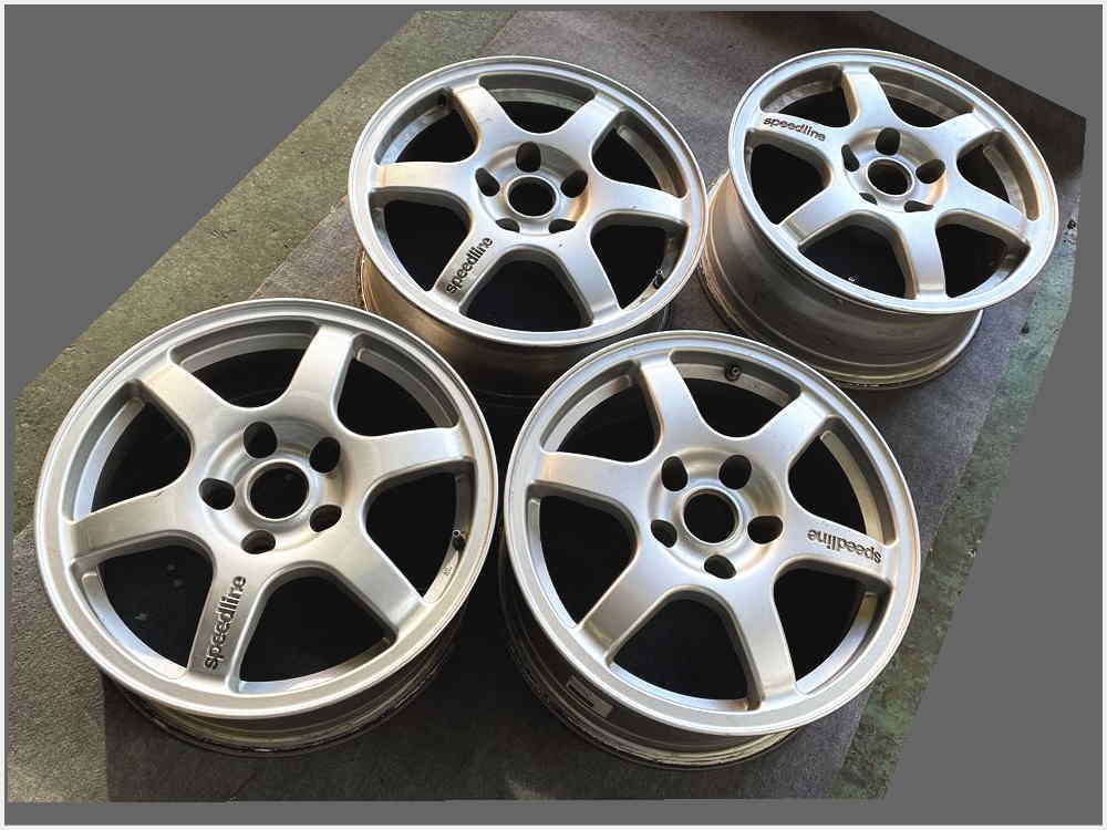 ○Speed Line アルミホイール、イタリア 7J-16インチ、ET35、114.3、5