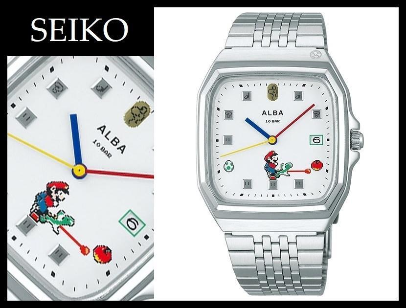 送料無料 新品 SEIKO ALBA セイコー アルバ スーパーマリオブラザーズ