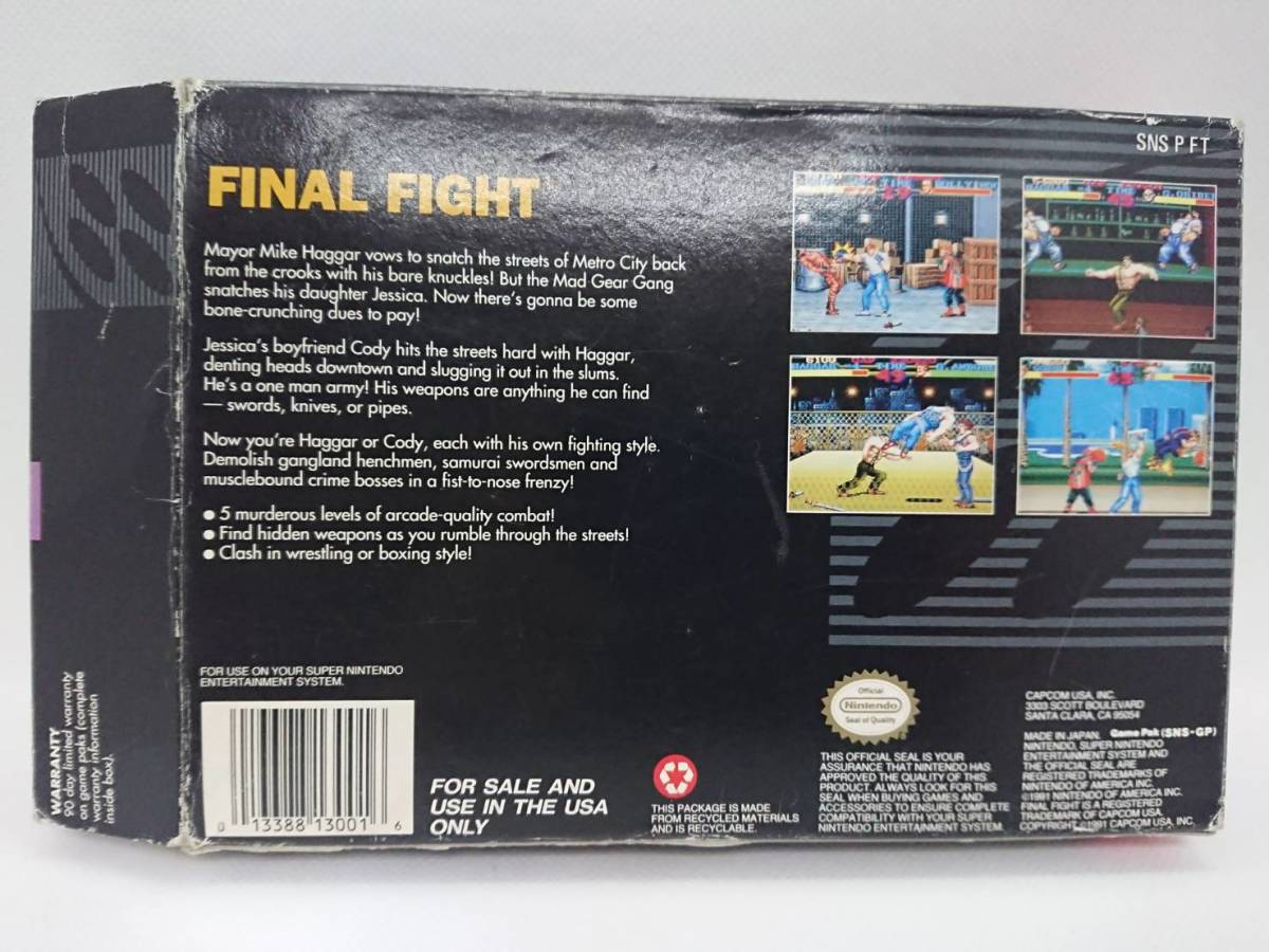 SNES final faito regular goods abroad ( North America ) Super Famicom America manual attaching box attaching 