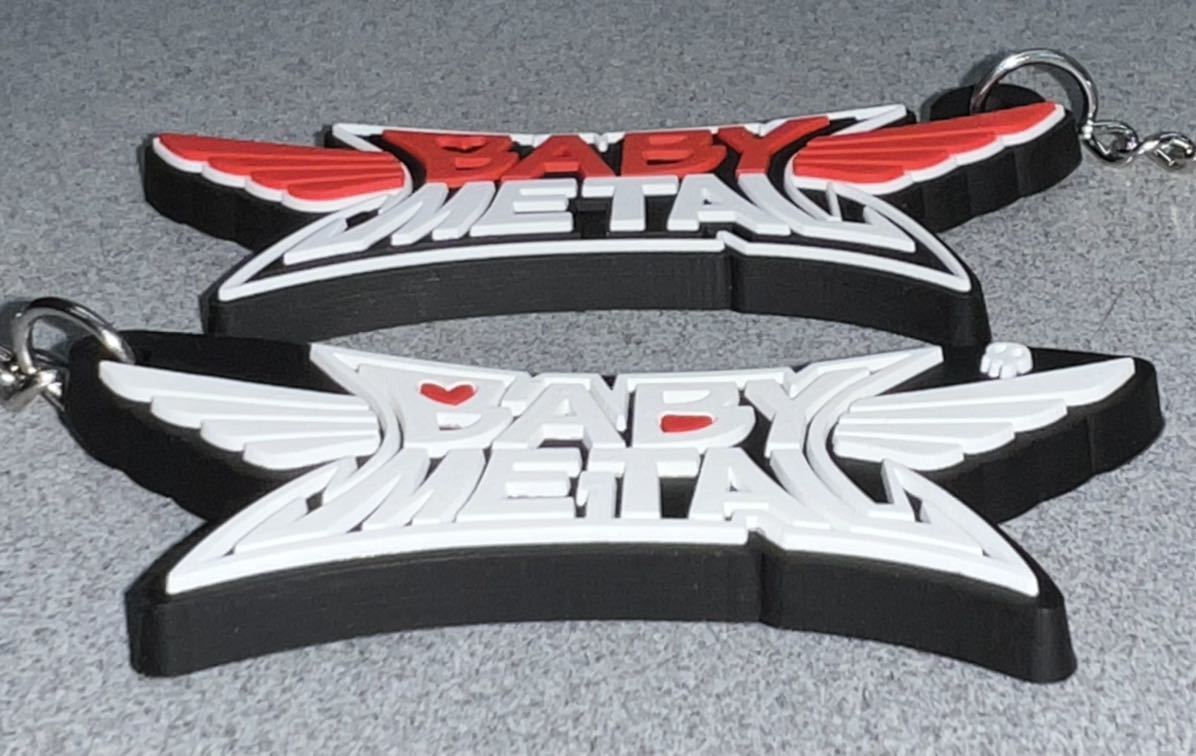  baby metal BABYMETAL red white / black white Raver key holder profitable 2 piece set 