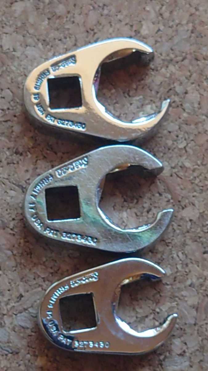 Snap-on FRHM10 12 13 14 17 19 3/8ドライブ クローフットレンチ