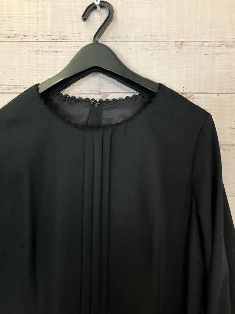 新品☆LL♪黒系ゆったりフォーマル・アンサンブル☆h839