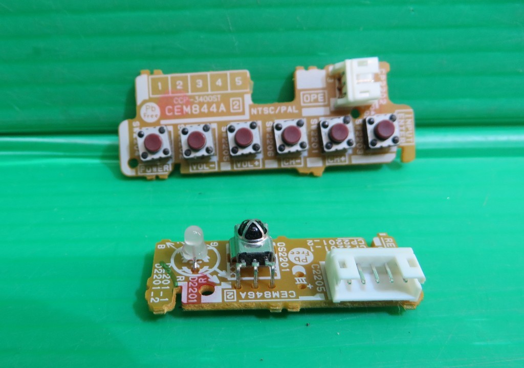 T-1380V free shipping!DMM.make liquid crystal monitor DME-4K50D remote control . light / remote control reception + switch basis board base parts repair / exchange 