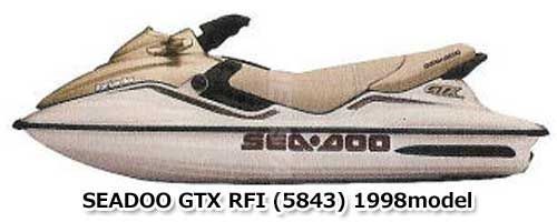 シードゥ GTX RFI 1998年モデル 純正 SPEEDOMETER (部品番号278001245) 中古 [S349-061]_画像2