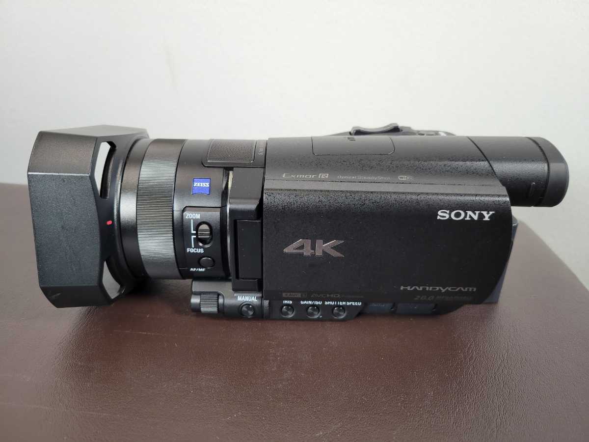 決算特価商品 SONY 4K Handycam FDR-AX100 【通電確認済み】60サイズ　AR401050②