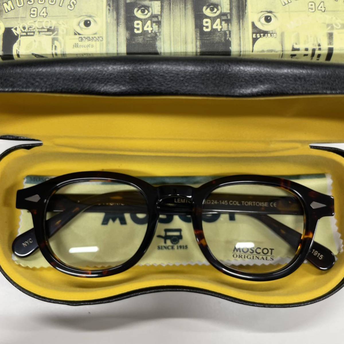 MOSCOT モスコット lemtosh レムトッシュ 眼鏡 デミブラウン 鼈甲