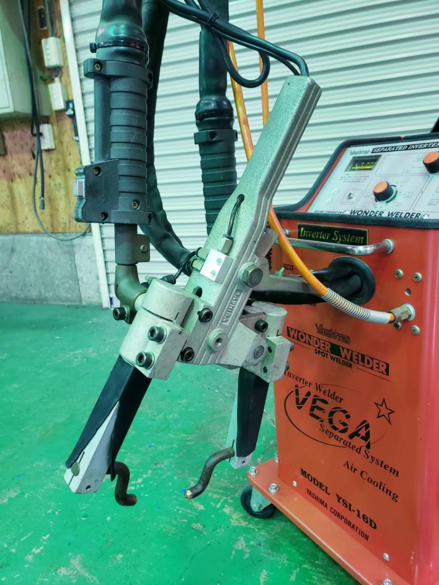 ☆ スポット溶接機 ヤシマ ワンダーウェルダーVEGA YSI-16D 空冷式直流出力インバーター溶接機 自動車鈑金修正☆ 7