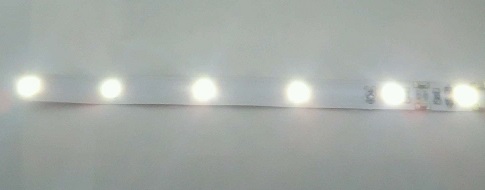 激光室内灯 白色ＬＥＤ６灯　調光ボリューム付き １２本セット(６本セットx２パック)_点灯イメージ