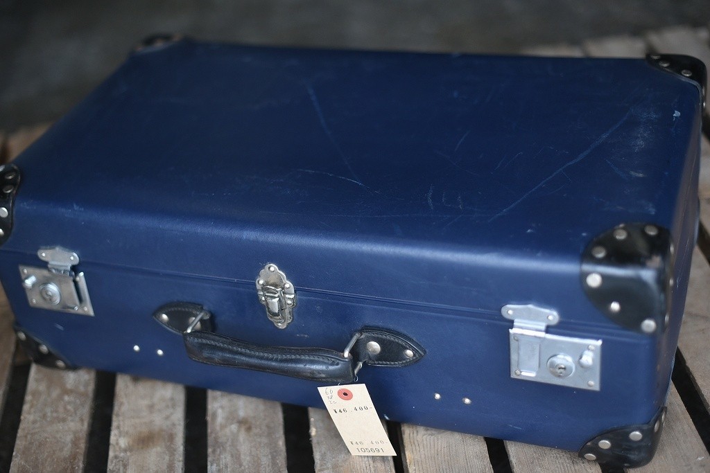 【18％OFF】 105691 ヴィンテージ　英国 グローブ トロッター 「GLOBE TROTTER」 トランクケース　ビンテージ　アンティーク　スーツケース　革鞄 スーツケース、トランク一般