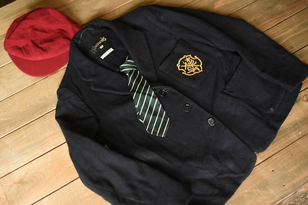 特価セールコーナー 極美品 【イギリス製 希少 Jacket School XL程】Vintage テーラードジャケット