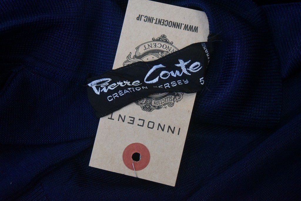 104959 ヨーロッパ　「Pieme Coute」　MADE IN FRANCE　ニットシャツ　セーター　ニット　アンティーク　ビンテージ　イギリス　英国_画像4