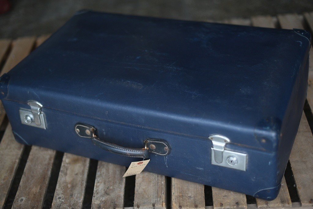 【在庫処分大特価!!】 105692 ヴィンテージ　英国 グローブ トロッター 「GLOBE TROTTER」 トランクケース　ビンテージ　アンティーク　スーツケース　革鞄 スーツケース、トランク一般