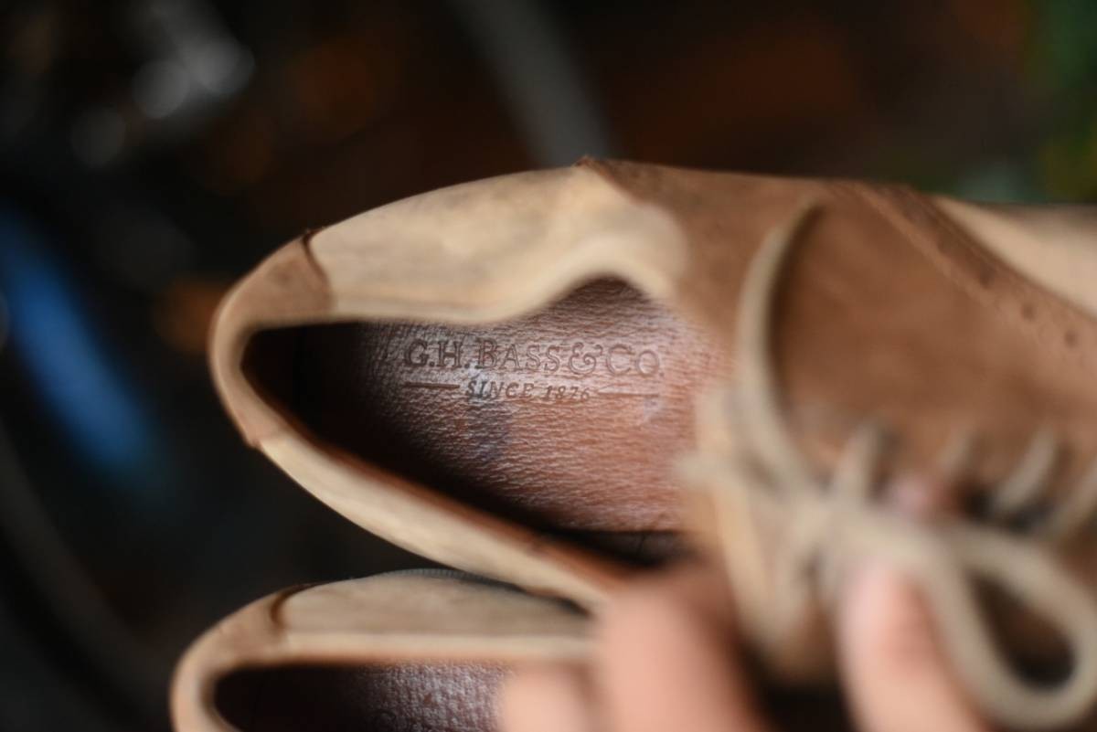 103047 サドルシューズ 「G.H.BASS & Co」 SINCE1876 MADE IN USA 革靴　ヴィンテージ　アンティーク　ビンテージ　_画像6
