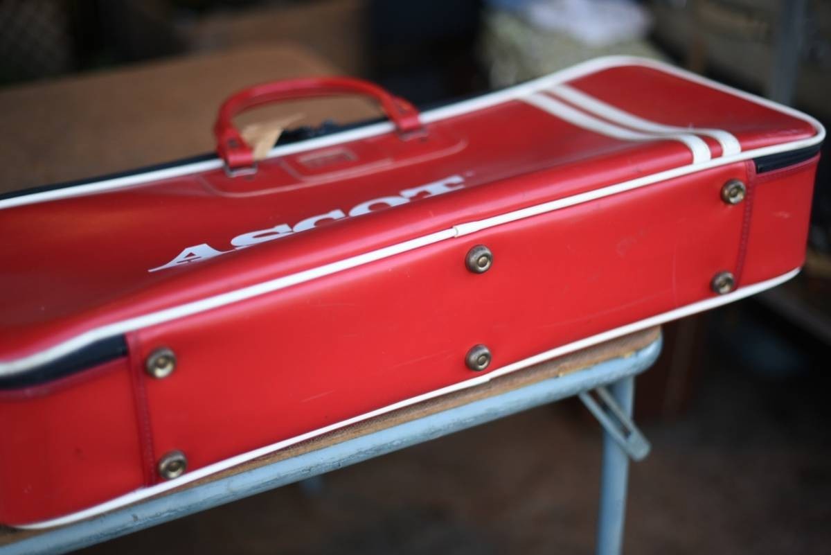 000987 ヴィンテージ　 ASCOT　スポーツバッグ　カバン　アンティーク　ビンテージ　イギリス　ロンドン　英国　旅行　スーツケース_画像4