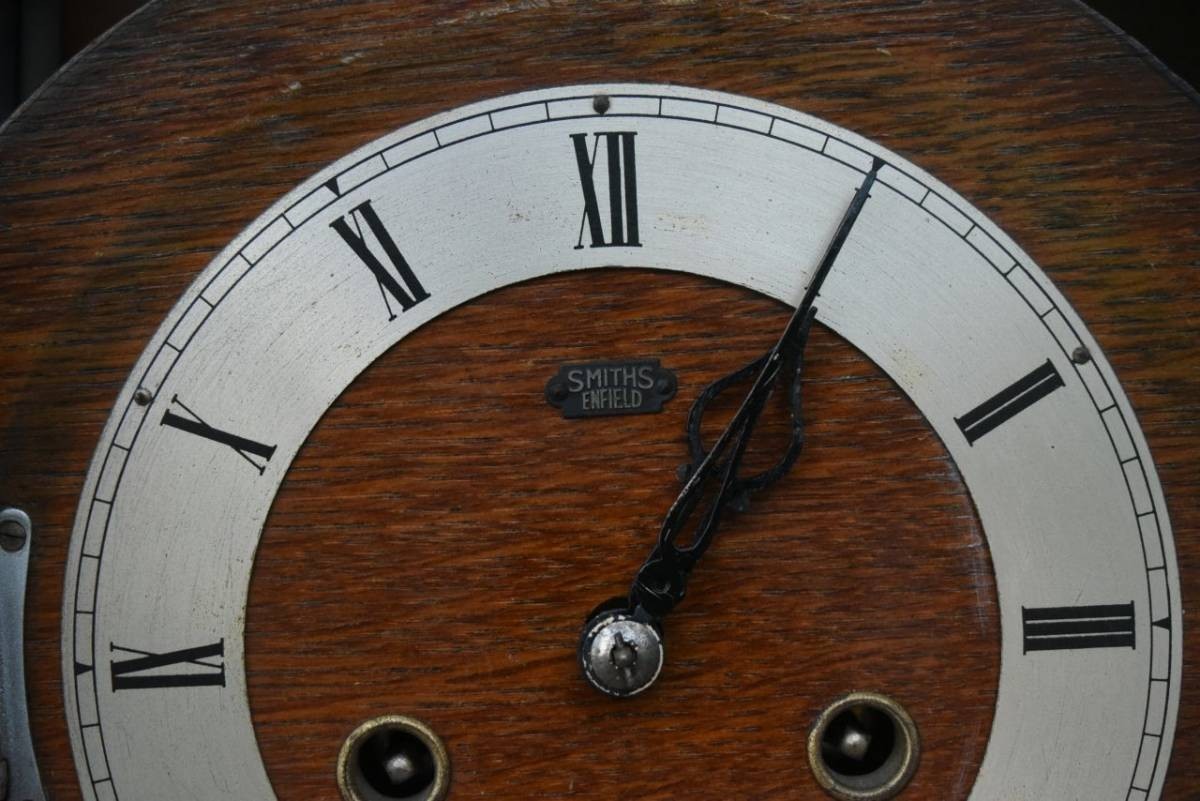 100937 ヴィンテージ 英国製 置き時計 SMITHS（スミス）Enfield MADE in ENGLAND イギリス アンティーク ビンテージ 3