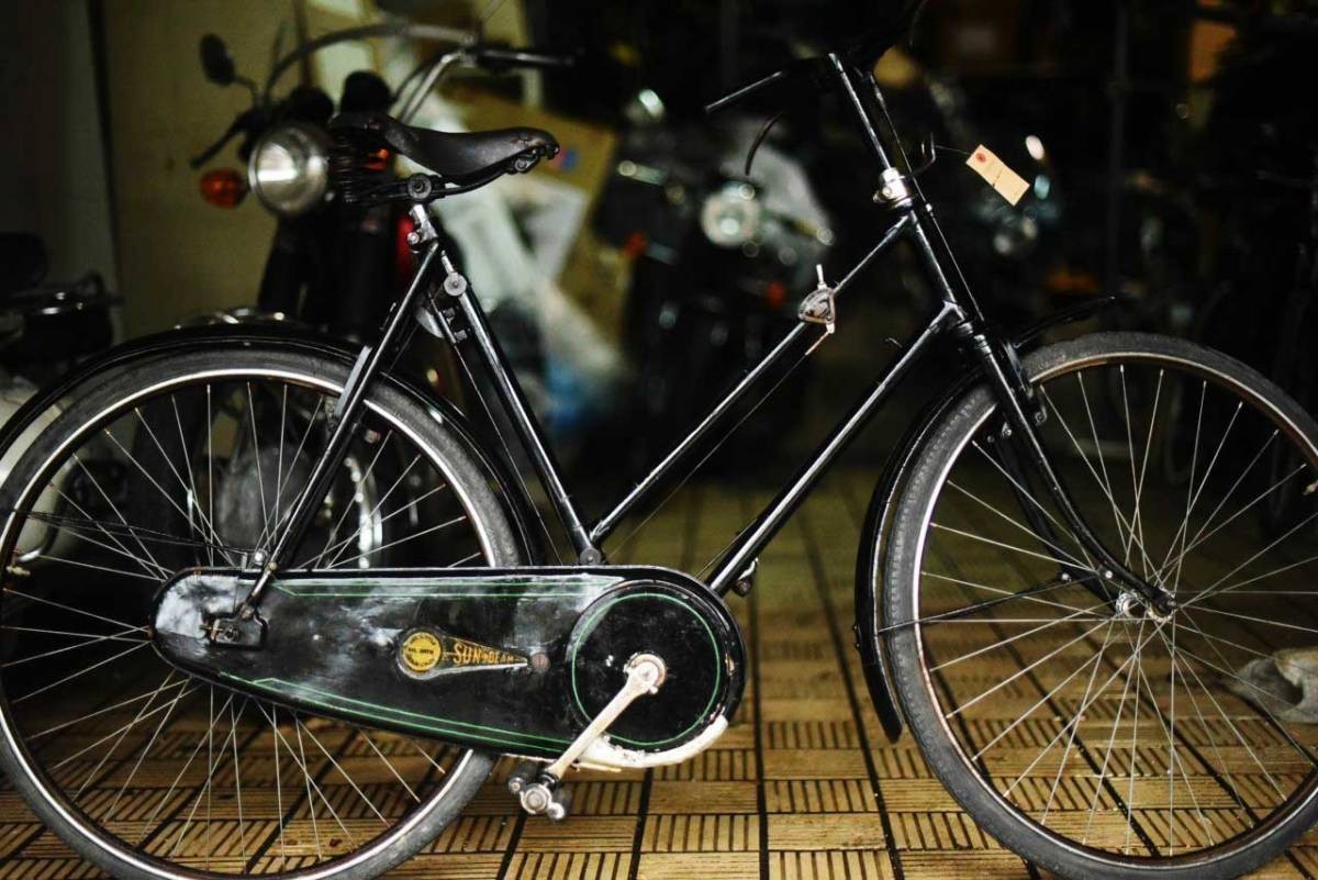 102851 ヴィンテージ 自転車　　「SUN BEAM サンビーム」　 英国　アンティーク　ビンテージ　ブーツ　イギリス　クラシック
