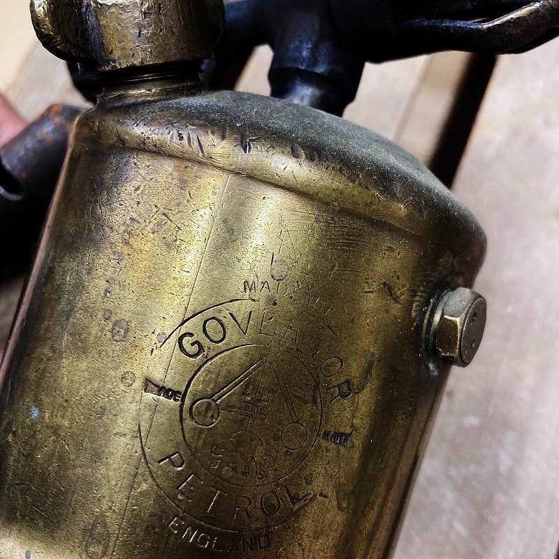 106024 [GOVERNOR PETROL]ENGLAND brass torch burner blow torch portable cooking stove camp brass Vintage Vintage antique 