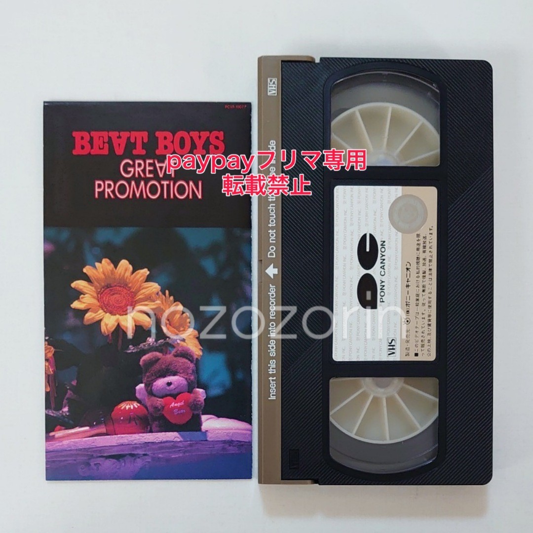 BEAT BOYS GREAT PROMOTION VHS ビデオ THE ALFEE 高見沢俊彦/坂崎幸之助/桜井賢 アルフィー
