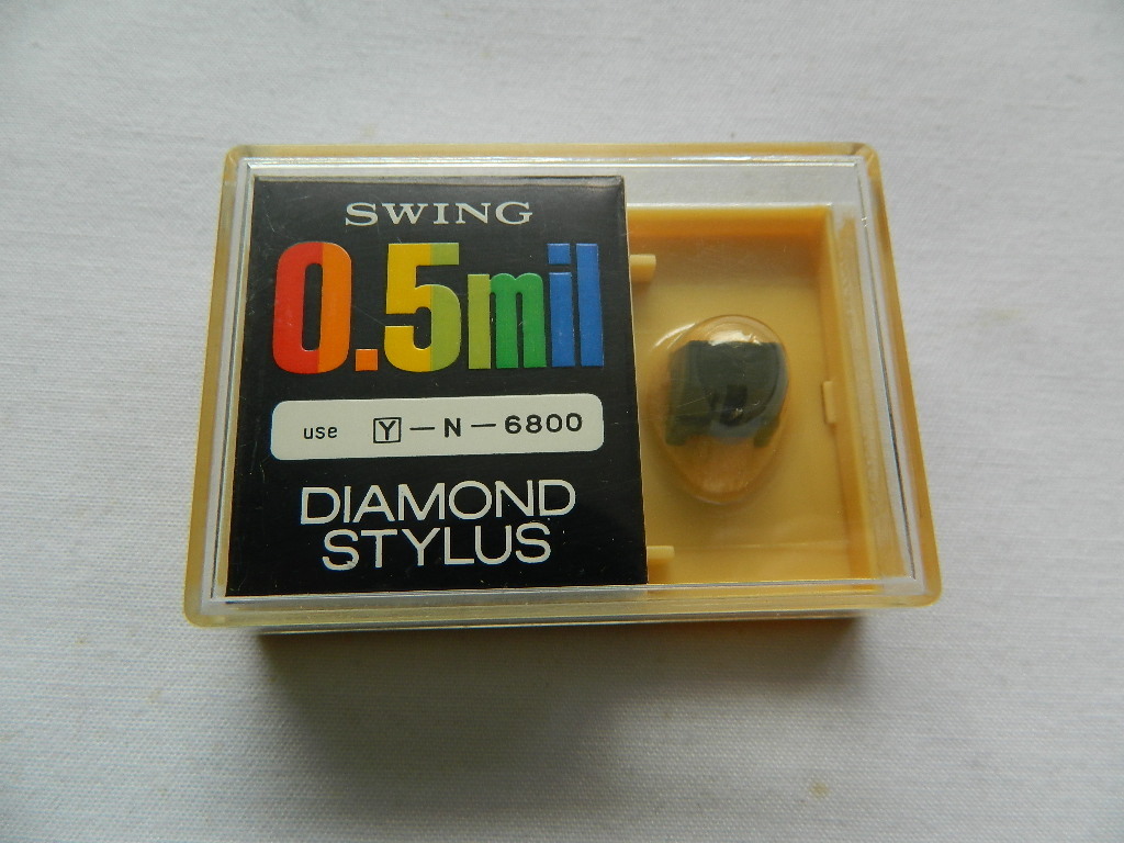 ☆☆【未使用品】SWING 0.5mil DIAMOND STYLUS ヤマY-N-6800 レコード針 交換針_画像1