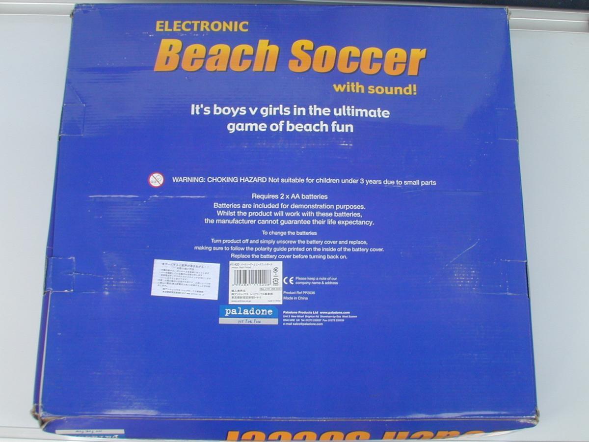 ☆パーティーゲーム☆ビーチフットボール ELECTRONICS Beach soccer with sound[未使用]_画像2