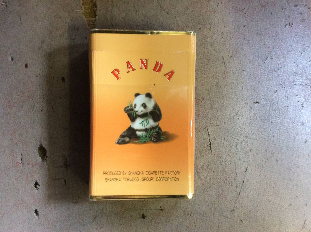 コレクター放出品 中国 タバコ 空箱 パンダ シガレット panda cigarettes 空箱の画像2