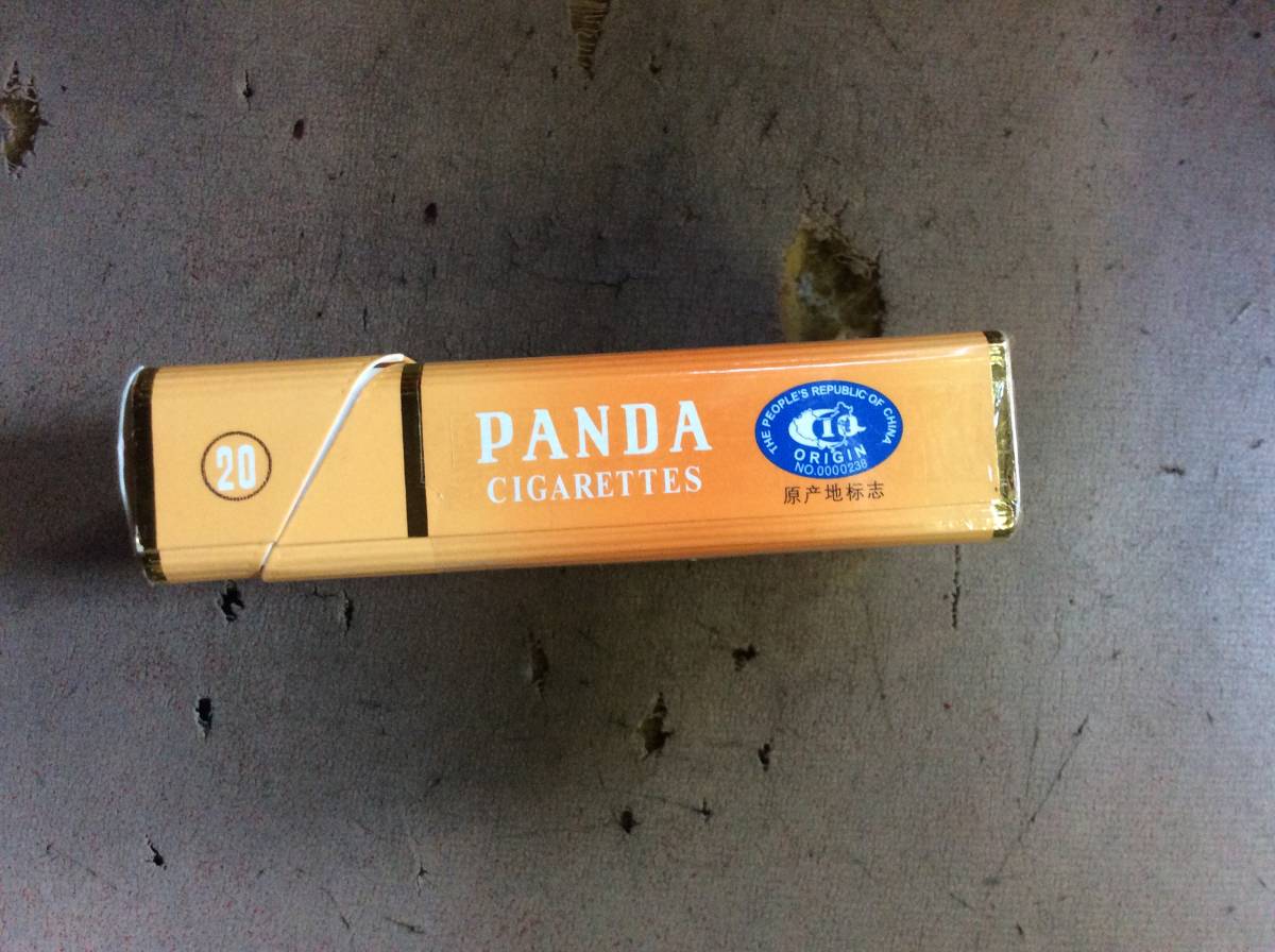 コレクター放出品 中国 タバコ 空箱 パンダ シガレット panda cigarettes 空箱の画像4
