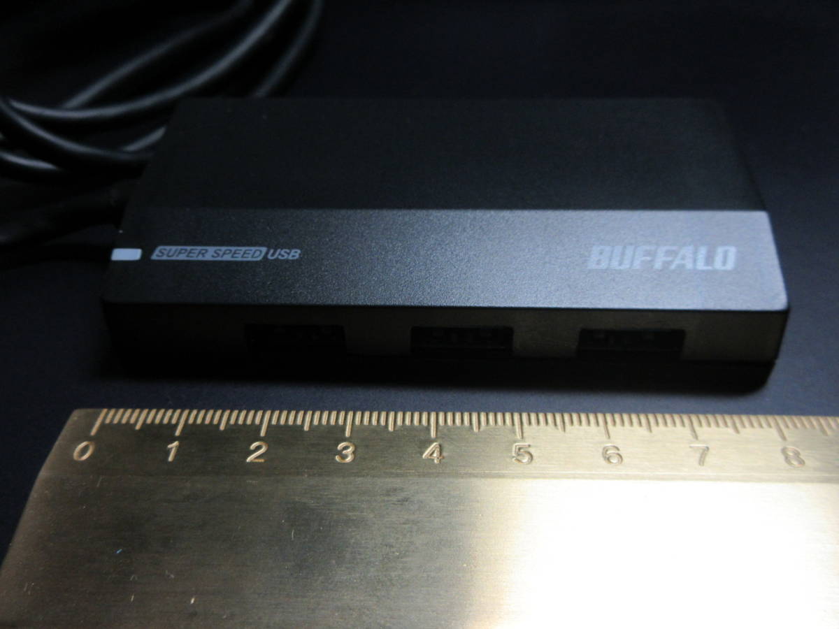 訳あり品 BUFFALO バッファロー USB3.0ハブ BSH4A120U3BK セルフ&USB 