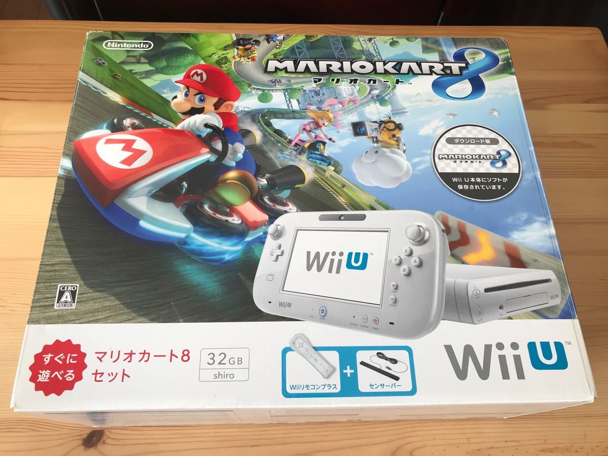 『Wii U マリオカート8 プレミアムセット』+ 『人気ソフト10本セット』シロ 本体 初期化動作確認済み 