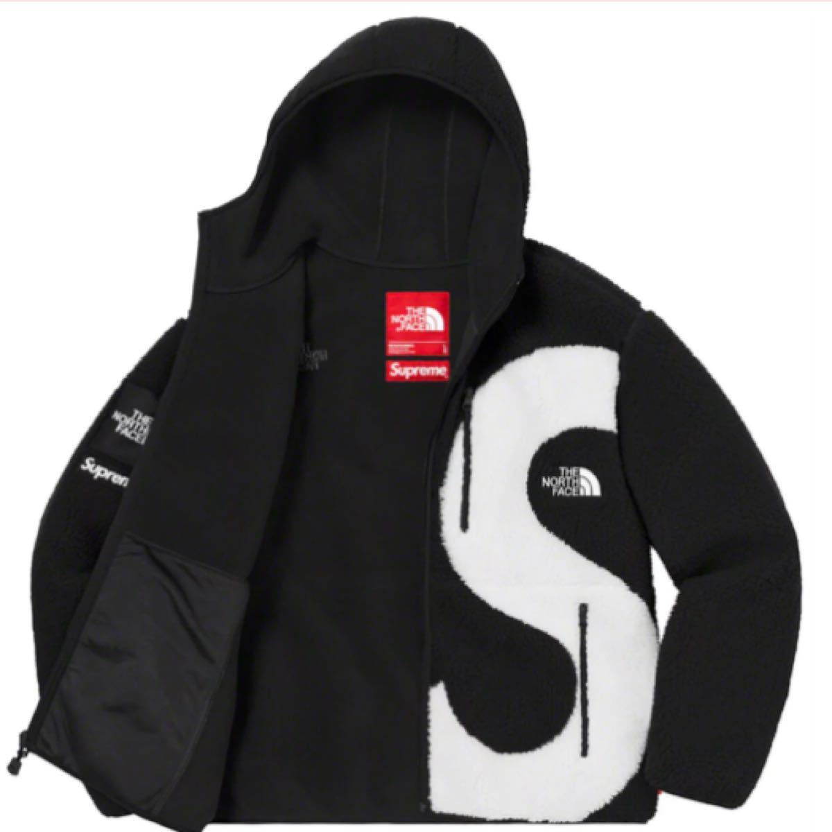 Supreme / The North Face S Logo Hooded Fleece Jacket "Black