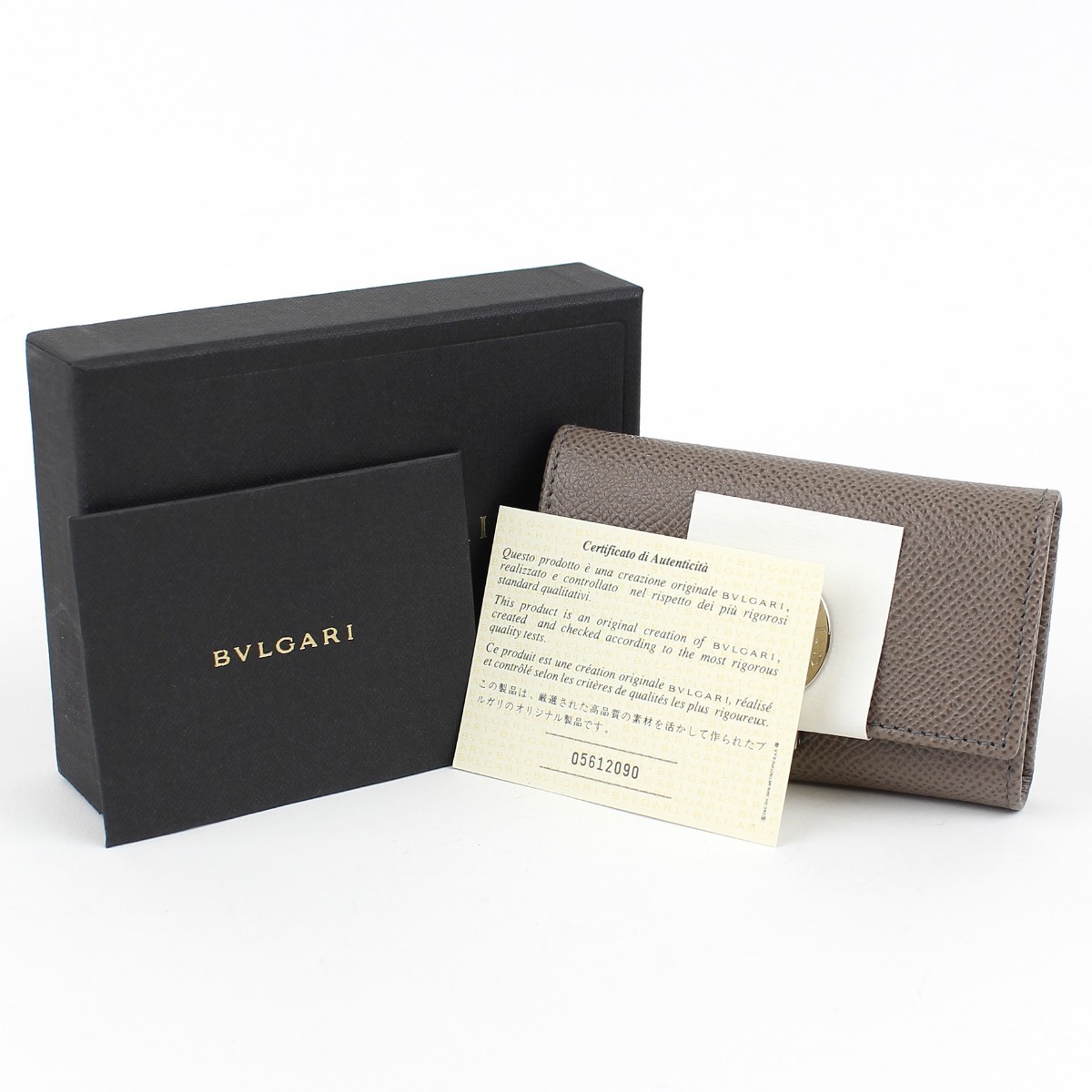国内外の人気が集結 6連 ブルガリ BVLGARI キーケース 新品同様 未使用 ...