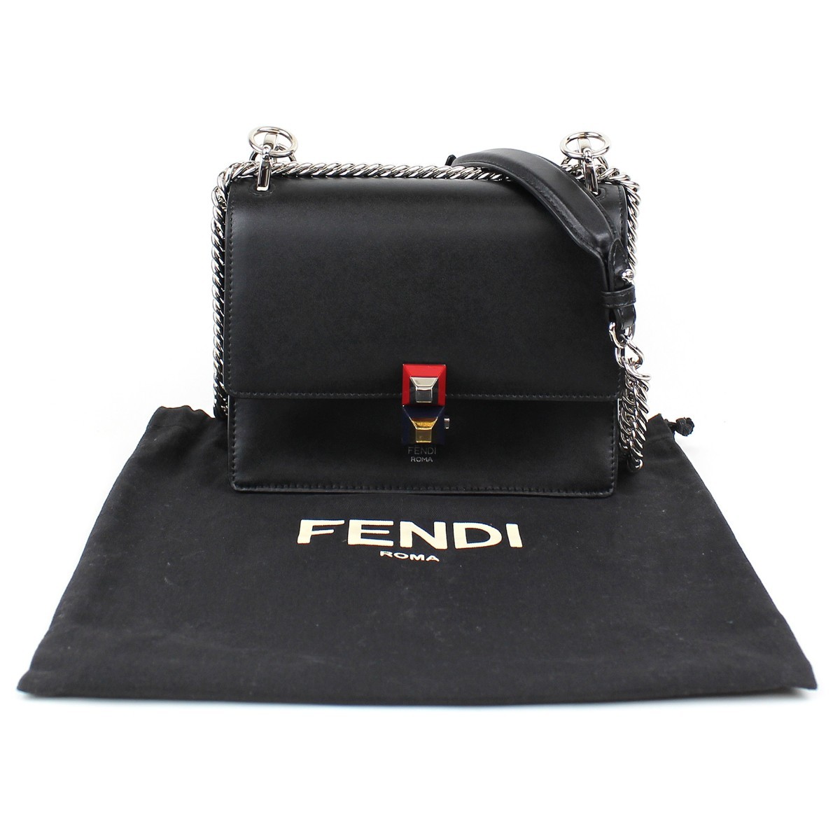 美品 FENDI フェンディ／KAN I ミニキャナイ 専門店 高級ブランド