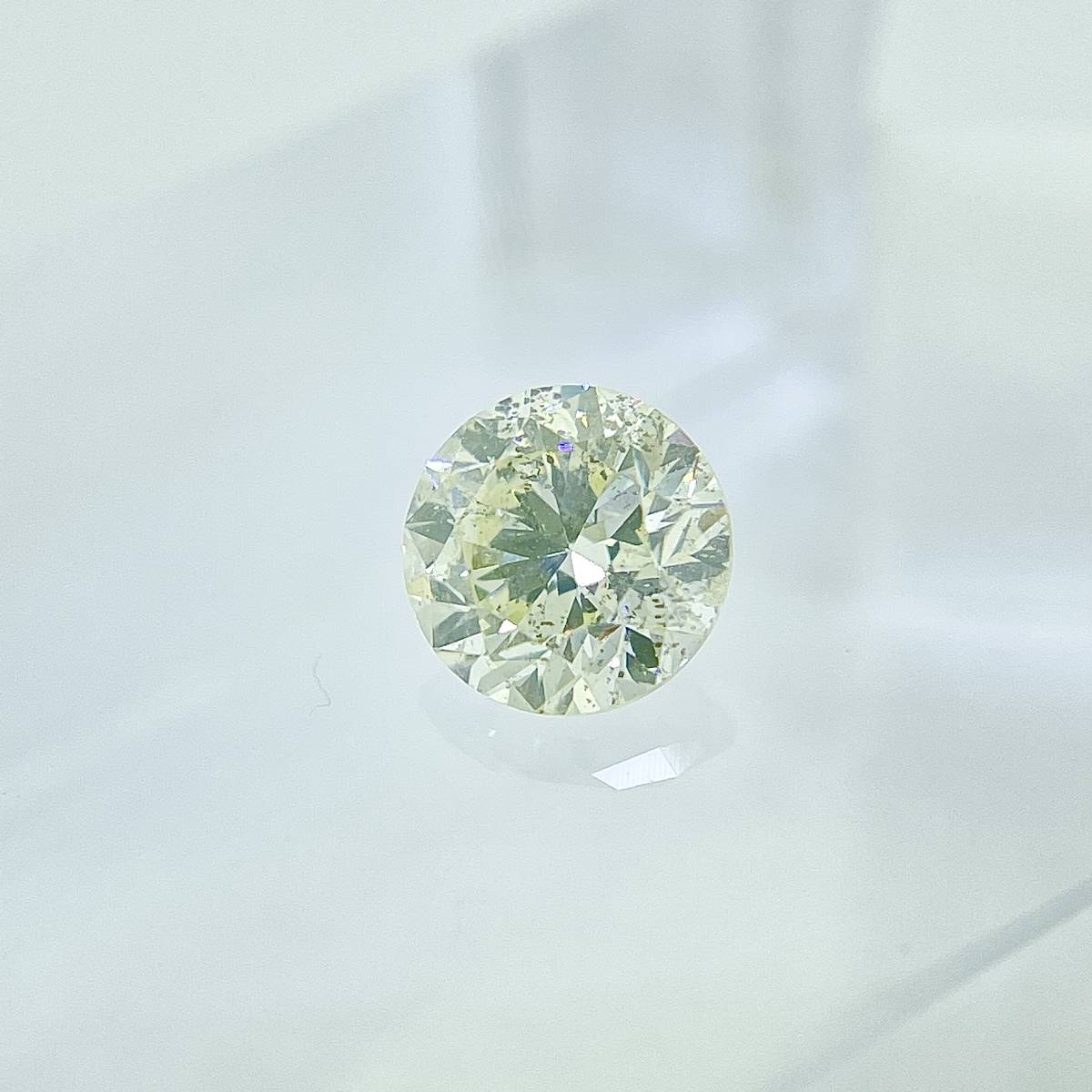 ◆ダイヤモンド ルース 0.713ct Very Light Green Yellow - 11 中央宝石研究所ソ付き 大変キレイなグリーン系イエロー 特価にて！_画像2