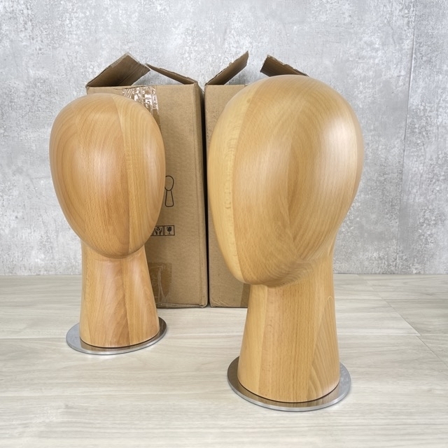 Yahoo!オークション - 百貨店展示品 木製 トルソー ヘッド Yahoo!オークション - 百貨店展示品 木製 トルソー ヘッド