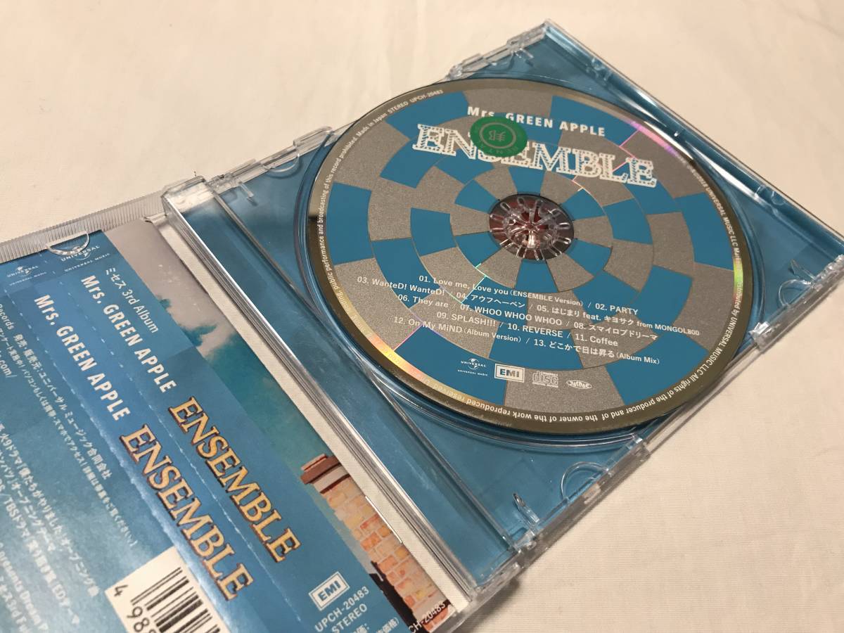 即決/送料無料 レンタル落ち ミセスグリーンアップル 「TWELVE」 「Mrs.GREEN APPLE」 「ENSEMBLE」 3枚セット アルバム  CD