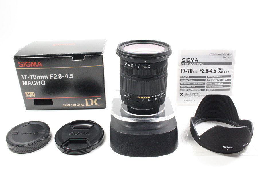 HORITA CAMERA 】B(良品) 2105 SIGMA 17-70mm F2.8-4.5 DC MACRO