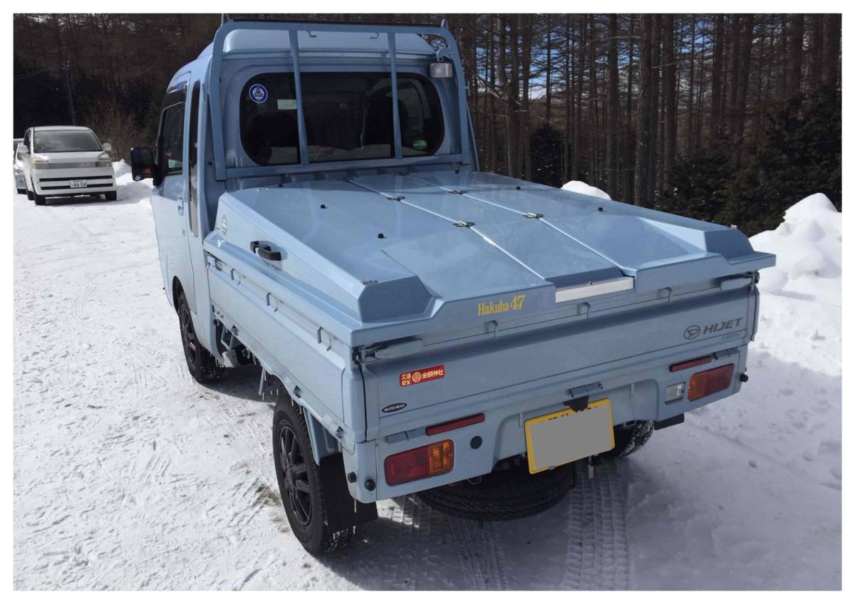  light truck carrier FRP made hard cover ( M si- cover ) gas dumper attaching double steering wheel specification each company for each model 