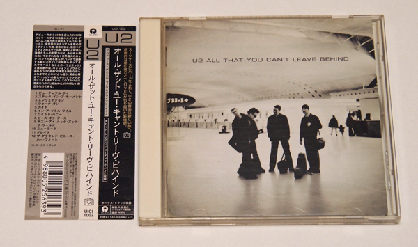 All That You Can't Leave Behind/U2 日本盤帯付き_画像1