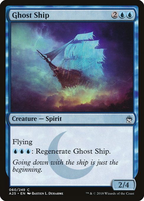 MTG ■青/英語版■ 《幽霊船/Ghost Ship》マスターズ25th A25_画像1