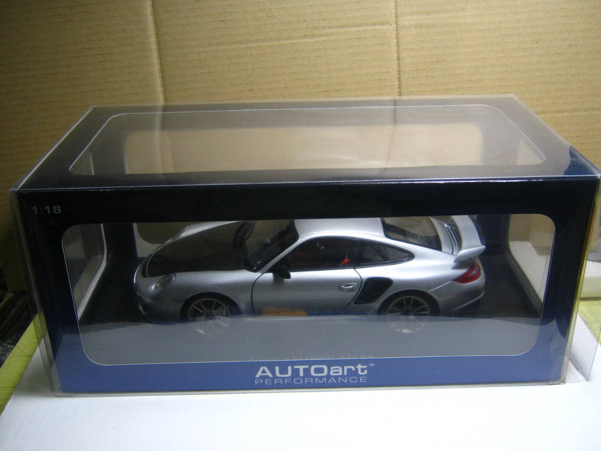 ミニカー○オートアート 1/18○ポルシェ 911(997) GT2 RS○シルバー