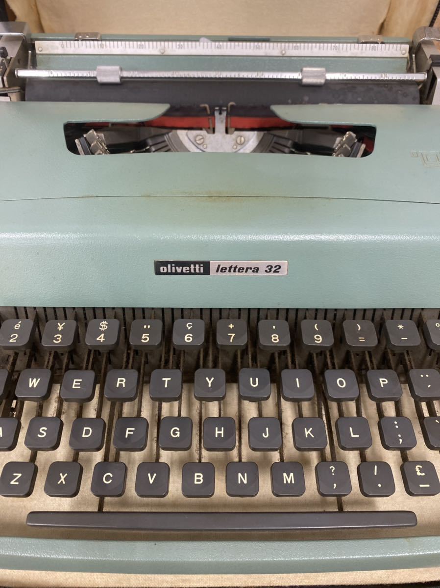 olivetti オリベッティタイプライター タイプライター オリベッティ アンティーク レトロ _画像4