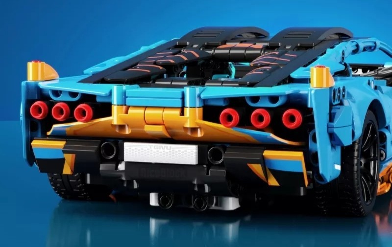 LEGO互換 レゴブロック 匿名配送 テクニック ランボルギーニ 誕生日プレゼント インテリア 父の日 夏休み 工作 プラモデル