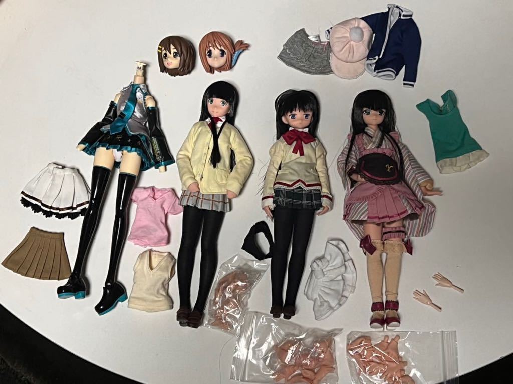 アゾン 1/6 ピュアニーモ 大量 服 ヘッド 暁美ほむら 初音ミク けいおん! カスタム まどかマギカ クールガール ドール