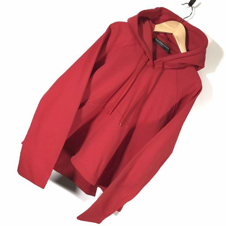 ☆BALENCIAGA☆バレンシアガ (S) ショート丈 パーカー sariater-hotel.com