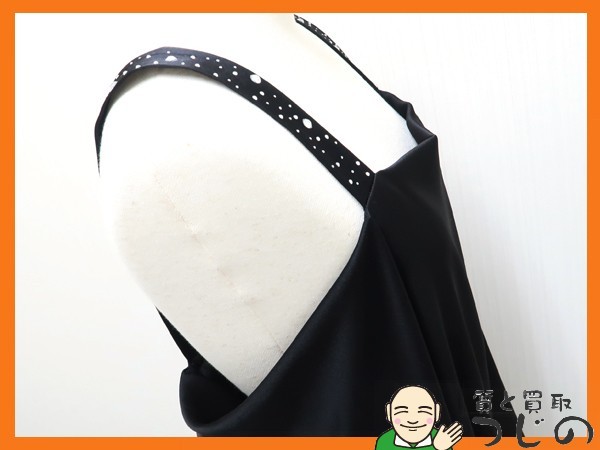 エンポリオアルマーニ EJPC2121 ワンピース #40 黒 ドレス クリスタル 質屋_画像3