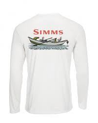 SIMMS シムス SOLAR TECH TEE LS SIMMS DRIFT WHITE US-L