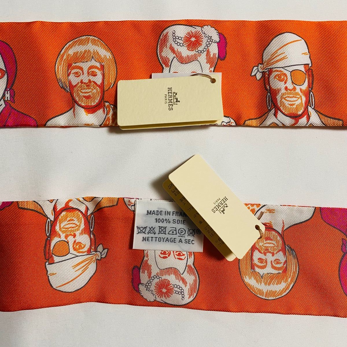 HERMES ツイリー 2021aw 《ドレスコード》オレンジ 1本 ccorca.org