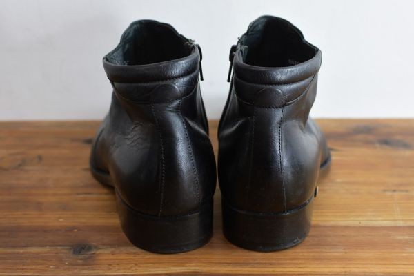 AW A0901 BALENCIAGA バレンシアガ レザー ショート ブーツ ヒール