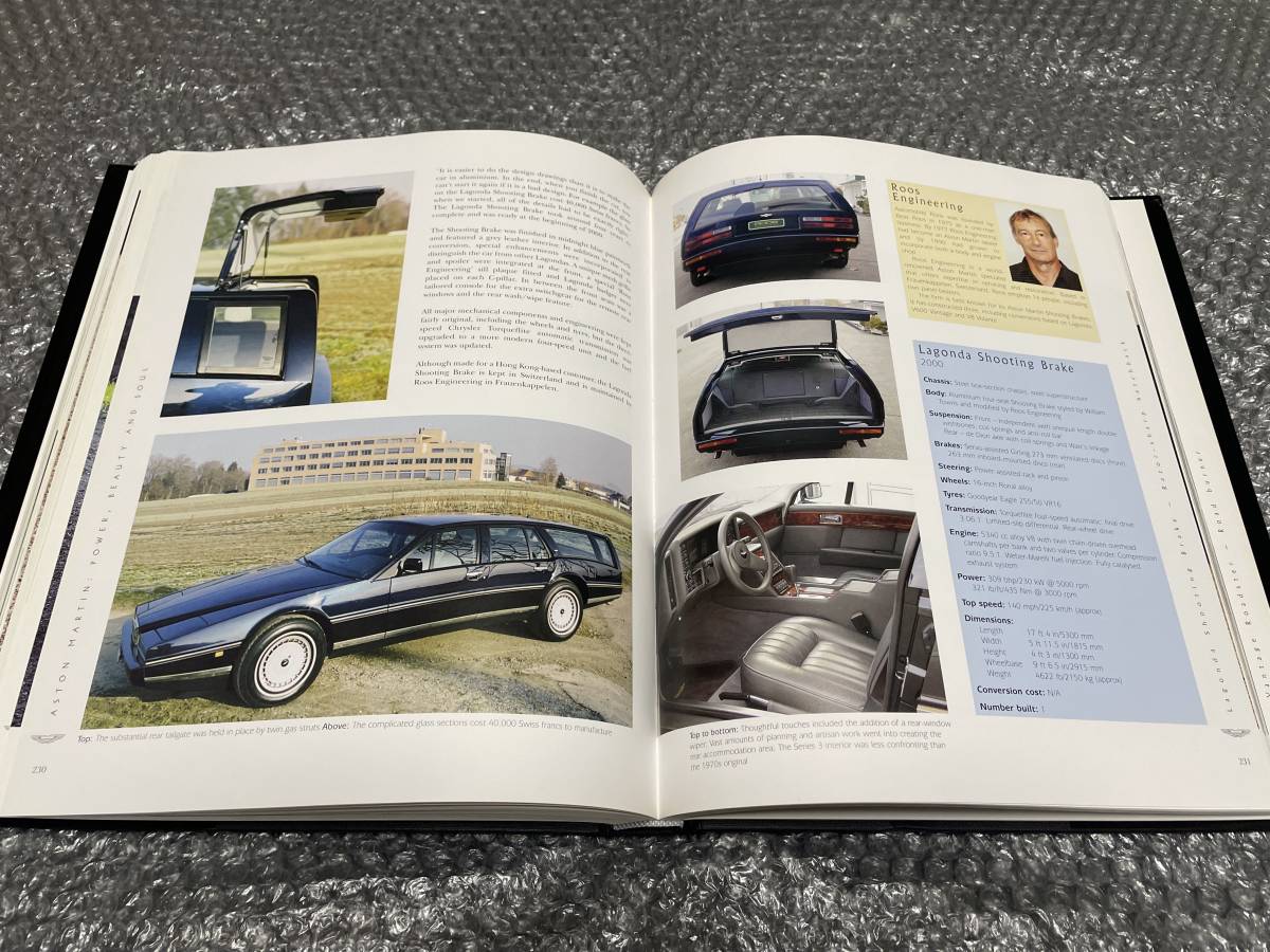 洋書★アストンマーチンの限定車 &コンプリートカー【写真集】★英国車★ザガートやラゴンダ・ワゴン等 超希少車を厳選掲載★激レア 豪華本_画像4